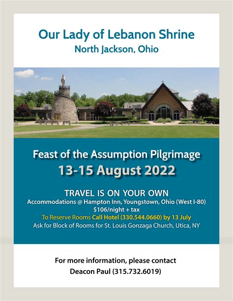 Pilgrimage to our Lady of Lebanon (North Jackson, Ohio) | Saint Louis