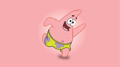 Download Patrick Cartoon Character Pink Aesthetic Wallpaper