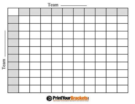Printable Football Pool Chart Printable Ncaa Football Bcs Squares 100
