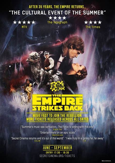 Secret Cinema Star Wars The Empire Strikes Back Promo Road Rash Reviews