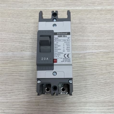 Abn52c 20a Aptomat Mccb Cb Khối Ls 2p 20a 30ka