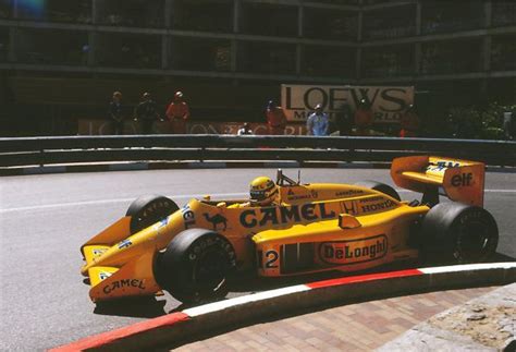 Race Winner Ayrton Senna Bra Lotus 99t Monaco Grand Prix Monte