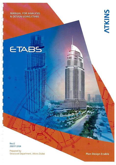 MANUAL FOR ANALYSIS & DESIGN USING ETABS - Engineering Books