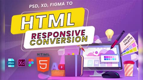 Convert Figma To Html With Bootstrap Css Js And Responsive By