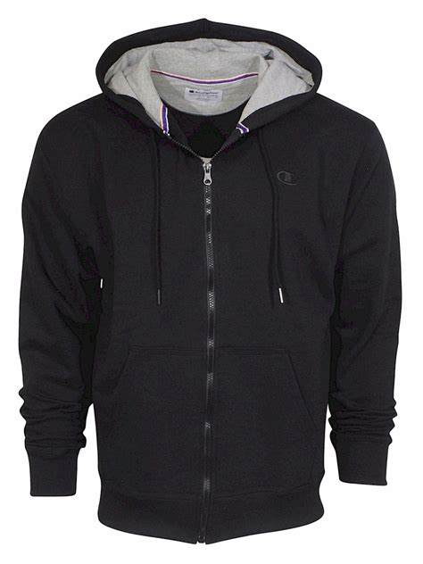 Style with matching champion hooded cropped denim overlay mesh small c logo top for a complete fit. Champion Powerblend Hoodie Men's Zip Front Fleece Hooded ...
