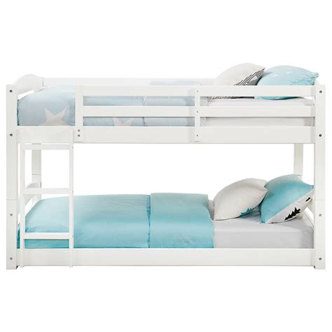 Dorel Living Sierra Twin Over Twin Bunk Bed In White Cymax Business