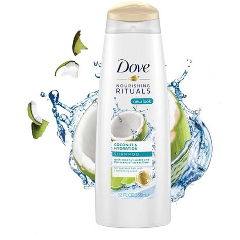 Dove Nourishing Rituals Coconut Dove Shampoo Paraben Free Products