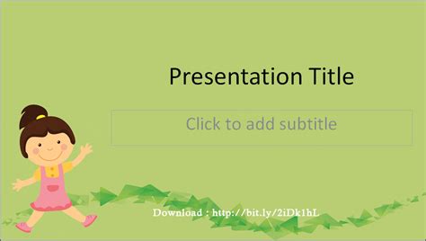 Child Education Powerpoint Template For Children Care Presentation
