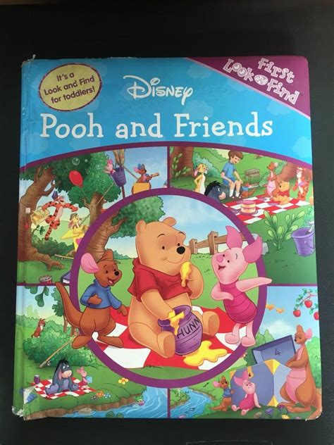 Winnie The Pooh Look And Find Childrens Board Book Bundle Hobbies