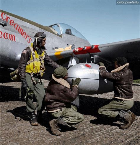 P 51d Creamers Dream Lt Charles White Tuskegee Airmen 301st Fs