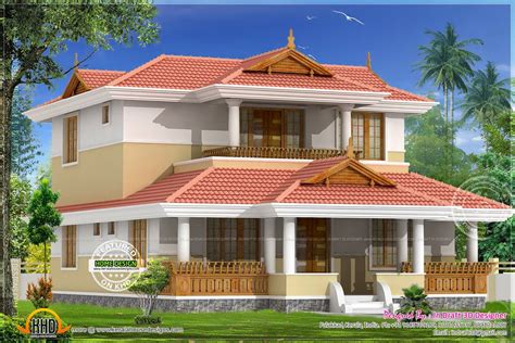 Beautiful Traditional Home Elevation Kerala Design House Plans 154815