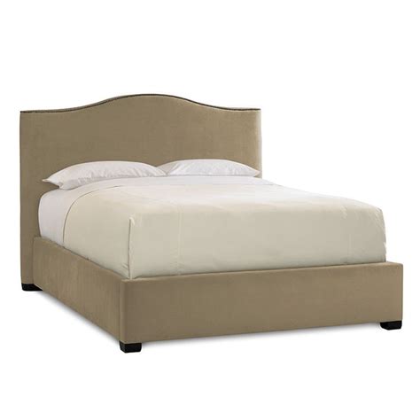 Contemporary Camelback Upholstered Bed Upholstered Beds Headboards