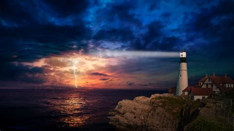 Lighthouse Wallpaper 4k 3941x2217 Download Hd Wallpaper Wallpapertip