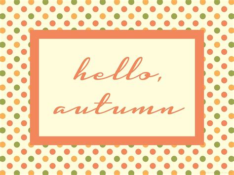 FREE "Hello, autumn" Printable | Love Bakes Good Cakes