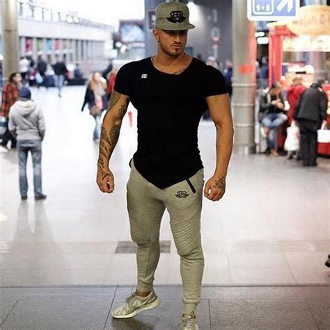 Men Summer Style Fashion T Shirts Fitness And Bodybuilding