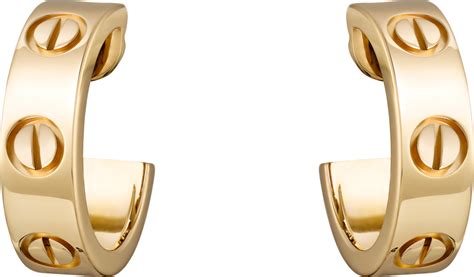 CRB8022500 LOVE Earrings Yellow Gold Cartier