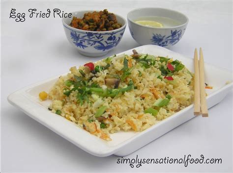 I add 2.5 cups of water to 1 cup of washed rice. Egg fried rice | simply.food