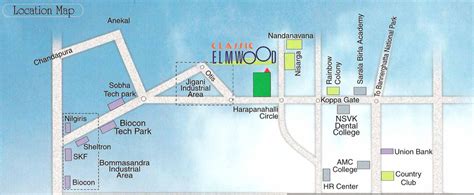 Classic Elmwood Location Map 