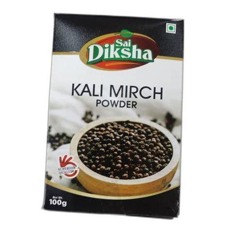 Spicy 100gm Sai Diksha Kali Mirch Powder Packaging Type Packet At Rs 75packet In Fatehgarh Sahib