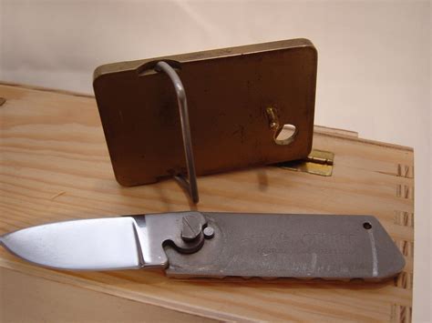 Gerber Touché Belt Buckle Knife Vintage Duck Scrimshaw Etsy