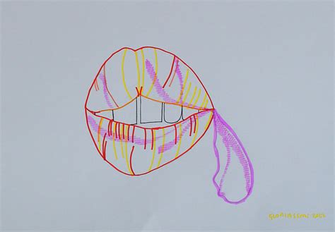 Bubble Gum Drawing By Gloria Ssali Fine Art America