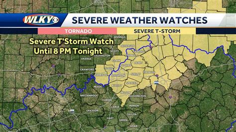 Severe Thunderstorm Watch In Effect For Some Ky In Counties