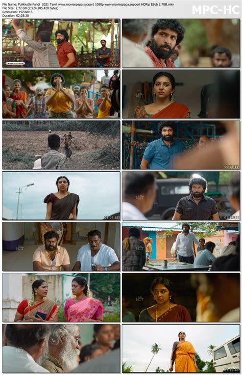 Pulikkuthi Pandi 2021 Tamil 1080p Hdrip Esub 28gb Download 1kmovies