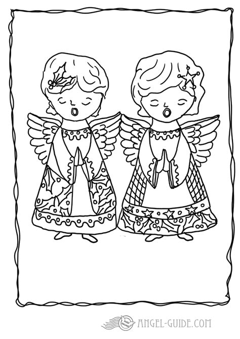 This is one voice children's choir's heartwarming cover of i can only imagine by mercyme, written by bart millard. Angel Christmas Coloring Picture of Angel Choir Singing 6 ...