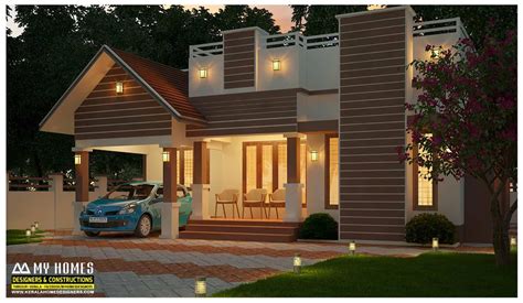 43 1500 Ft Building Beautiful Model Kerala Home Design 950 Square