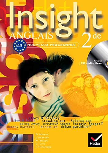 9782218750311: Insight Anglais 2de éd 2005 - Livre de l'élève + CD audio élève (French Edition ...