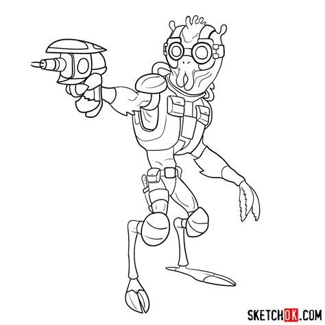 Would you like to draw rick from cartoon networks rick and morty. How to draw Krombopulos Michael - Step by step drawing ...