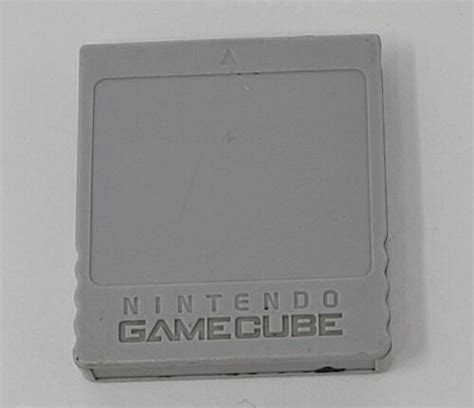 Official Nintendo Gamecube Memory Card 59 Blocks Dol 008 Genuine Oem