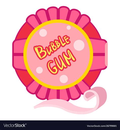 Bubble Gum Box Icon Cartoon Style Royalty Free Vector Image