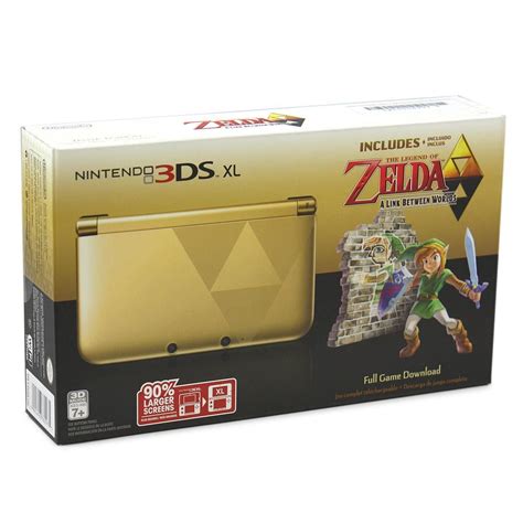 Nintendo 3ds Xl The Legend Of Zelda A Link Between Worlds Black X