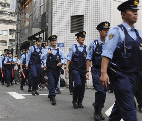 Tokyo Police March In Cop Uniform Police Police Detective
