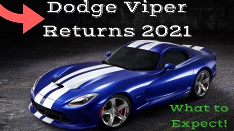 2021 Dodge Viper Mid Engine Car Wallpaper
