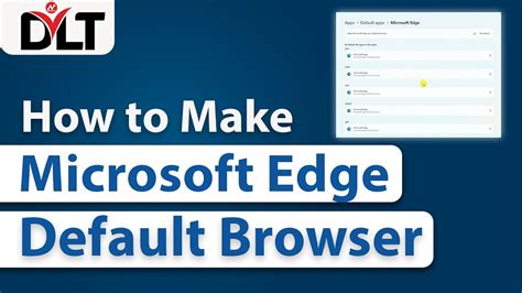 How To Make Microsoft Edge Default Browser In Windows 11 How To Change