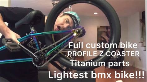 Lightest Bmx Bike Bike Check Titanium Bike Parts Youtube