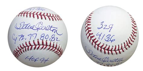 Aaa Sports Memorabilia Llc Steve Carlton Autographed Mlb Baseball