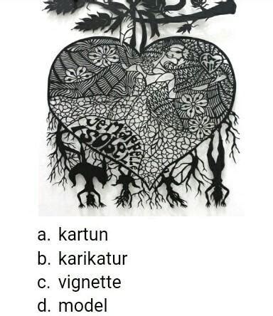 Contoh gambar ilustrasi vignette mudah materi pelajaran 9. Contoh Gambar Vignette Simple : Gambar 3 dimensi adalah ...
