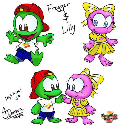 My Frogger And Lilly By Tabbywesa On Deviantart