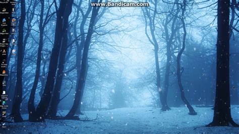 Winter Forest Wallpaper Animated Wallpaper Engine Youtube