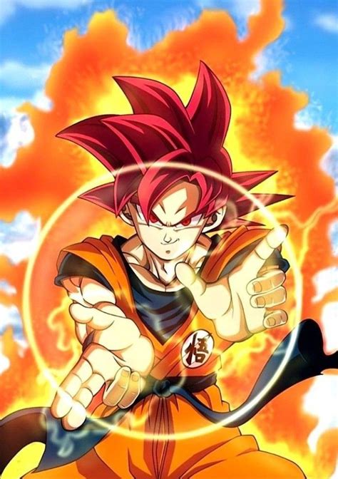Goku Ssj God Personajes De Dragon Ball Personajes De Goku Dragon