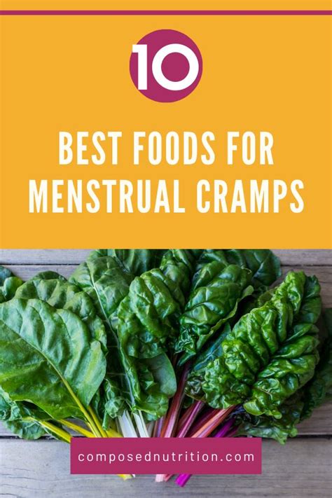 To get immediate relief from period cramps, you can eat foods like ginger and turmeric. 10 Best Foods for Menstrual Cramps — Composed Nutrition ...