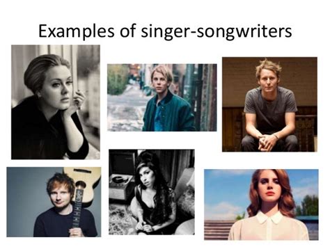 Genre Research Singer Songwriter