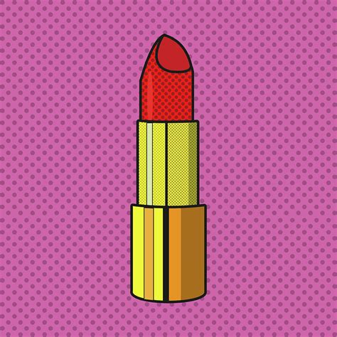 Pop Art Lipstick Design Digital Art By Giuseppe Ramos Pixels