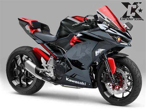 Модель бюджетного спортивного мотоцикла kawasaki ninja 250r появилась в 2008 году, придя на смену kawasaki zzr 250. konsep modifikasi New ninja 250 fi 2018 - cxrider.com