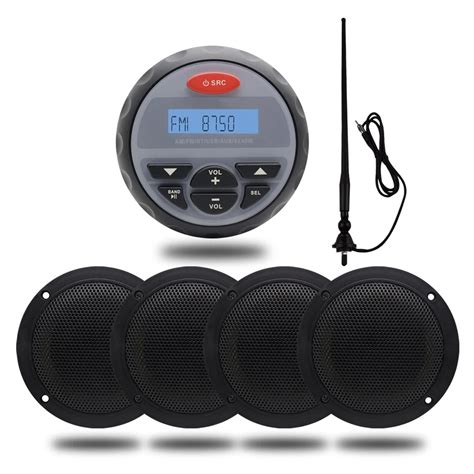 Marine Bluetooth Radio Mp3 Player Stereo Fm Am Usb Audio Marine