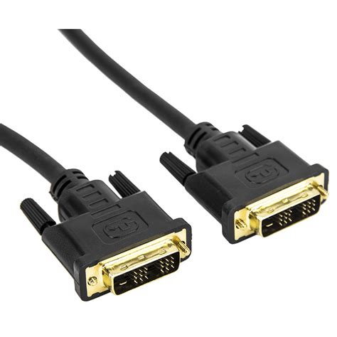 Digital visual interface (dvi) is a video display interface developed by the digital display working group (ddwg). Rocstor Rocpro DVI-D Single-Link Male Cable (3', Black)