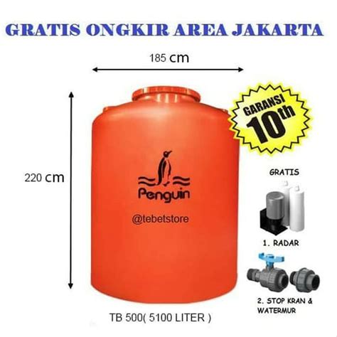 Mau traveling tapi takut dompet kering? Harga Tangki Air Penguin 5000 Liter Terbaru 2019 Online ...